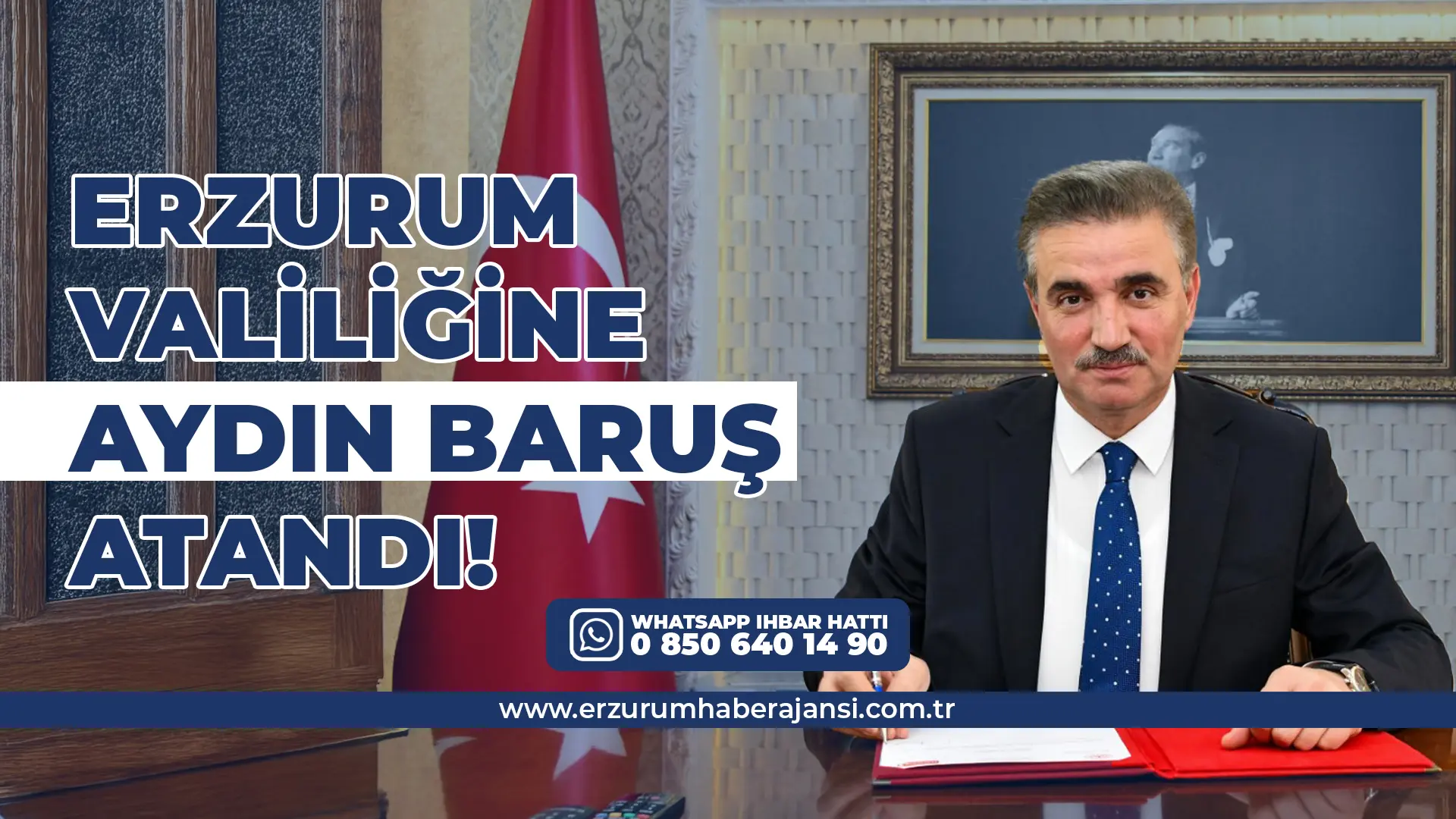 Erzurum Valiliğine Aydın Baruş Atandı! Aydın Baruş Kimdir?