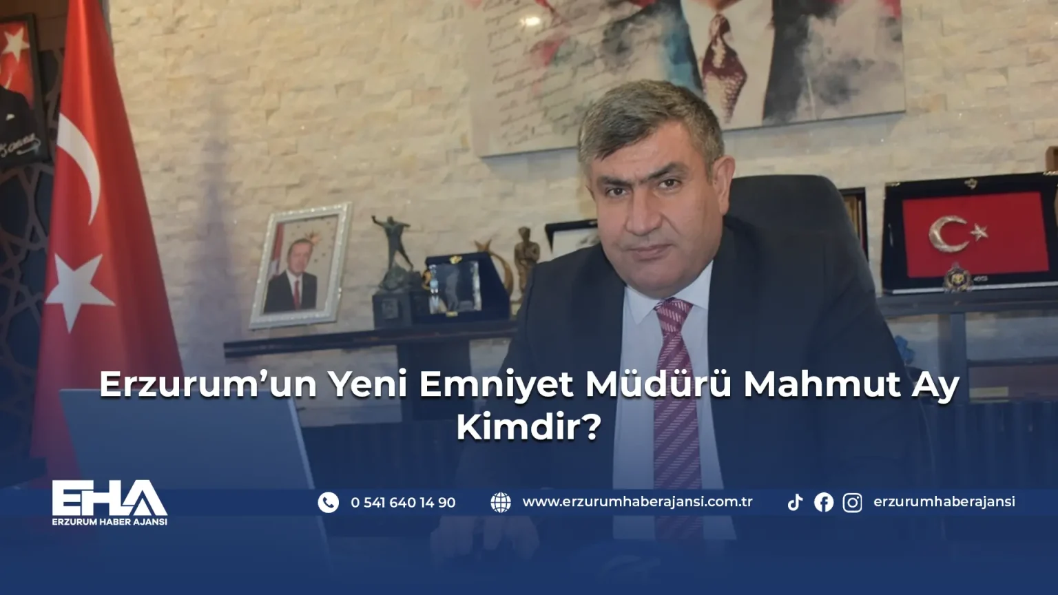 Erzurum’un Yeni Emniyet Müdürü Mahmut Ay Kimdir?